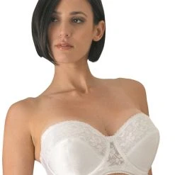 Carnival Full Coverage Lace Strapless Bra -FarmaCell shop carnival full coverage lace strapless bra 1749110980649