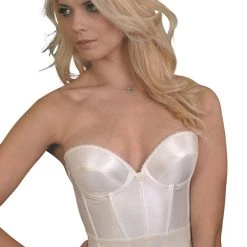 Carnival Satin Low Plunge Longline Bra -FarmaCell shop carnival satin low plunge longline bra 1749114716201