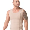 Diane And Geordi Diane & Geordi Men's Compression Undershirt Back Support