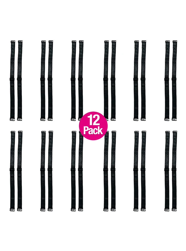 Fajas M & D Removable And Adjustable Wide Bra Straps - 12 Pack 4 Fajas M & D Removable And Adjustable Wide Bra Straps - 12 Pack - Image 2