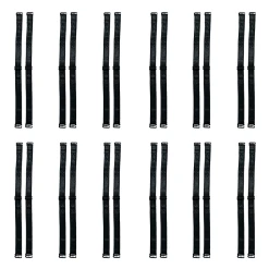 Fajas M & D Removable And Adjustable Wide Bra Straps - 12 Pack