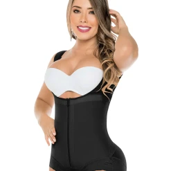 Fajas Salome Open Bust Panty Post Op Faja Shapewear For Women With Wide Straps And Front Zipper Powernet -FarmaCell shop fajas salome open bust panty post op faja shapewear for women with wide straps and front zipper powernet 31955485950142