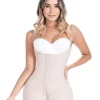 Fajas Sonryse Fajas Colombianas Postpartum & Post-Op Tummy Tuck Lipo Compression Garment Open Bust Short Shapewear Bodysuit -FarmaCell shop fajas sonryse fajas colombianas postpartum post op tummy tuck lipo compression garment open bust short shapewear bodysuit 32497558257854