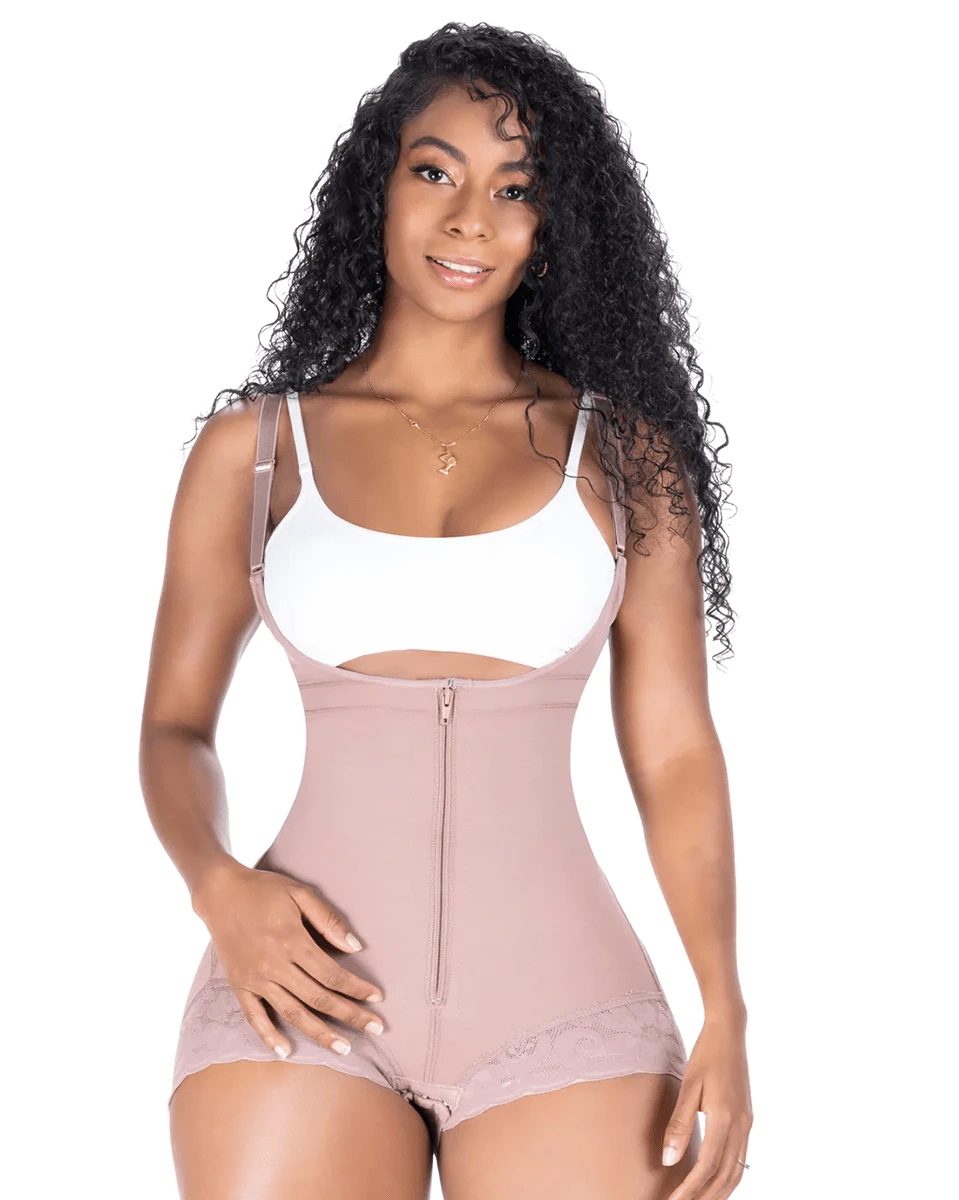 Fajas Sonryse Post-Op & Postpartum Faja Open Bust Panty Shapewear Bodysuit Powernet 3 Fajas Sonryse Post-Op & Postpartum Faja Open Bust Panty Shapewear Bodysuit Powernet