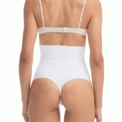 FarmaCell High-Waisted Shaping Control Thong With Flat Belly Effect -FarmaCell shop farmacell high waisted shaping control thong with flat belly effect 22815756878014