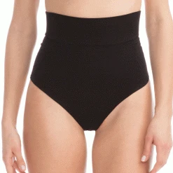 FarmaCell High-Waisted Shaping Control Thong With Flat Belly Effect