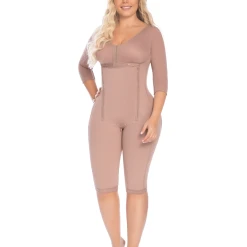 Final Sale Clearance Delie By Fajas D'Prada Fit 360 Powernet Bodysuit With Zippers On Both Sides