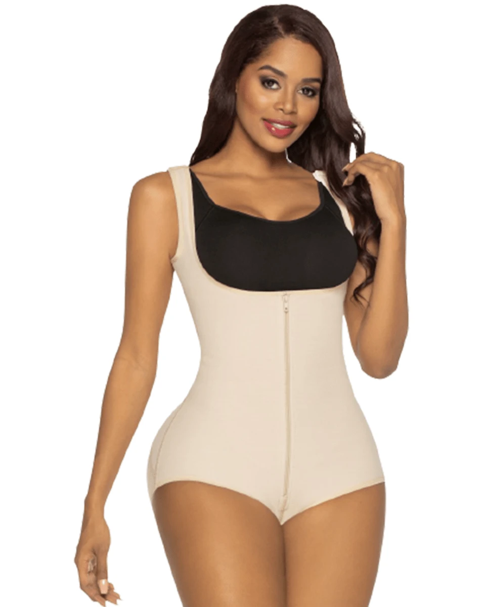 Final Sale Clearance Equilibrium Firm Compression Shapewear - Boyshort Style Wide Strap Bodysuit 3 Final Sale Clearance Equilibrium Firm Compression Shapewear - Boyshort Style Wide Strap Bodysuit