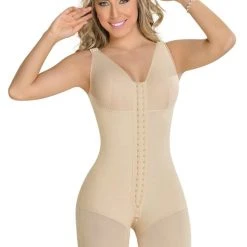 Final Sale Clearance Fajas M & D Full Bodysuit Body Shaper With Bra