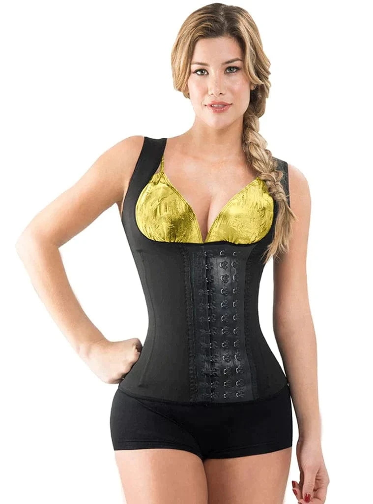 Final Sale Clearance Fiorella Neo Latex Waist Cincher Trainer Black Faja 5 Final Sale Clearance Fiorella Neo Latex Waist Cincher Trainer Black Faja - Image 3