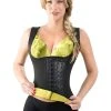 Final Sale Clearance Fiorella Neo Latex Waist Cincher Trainer Black Faja
