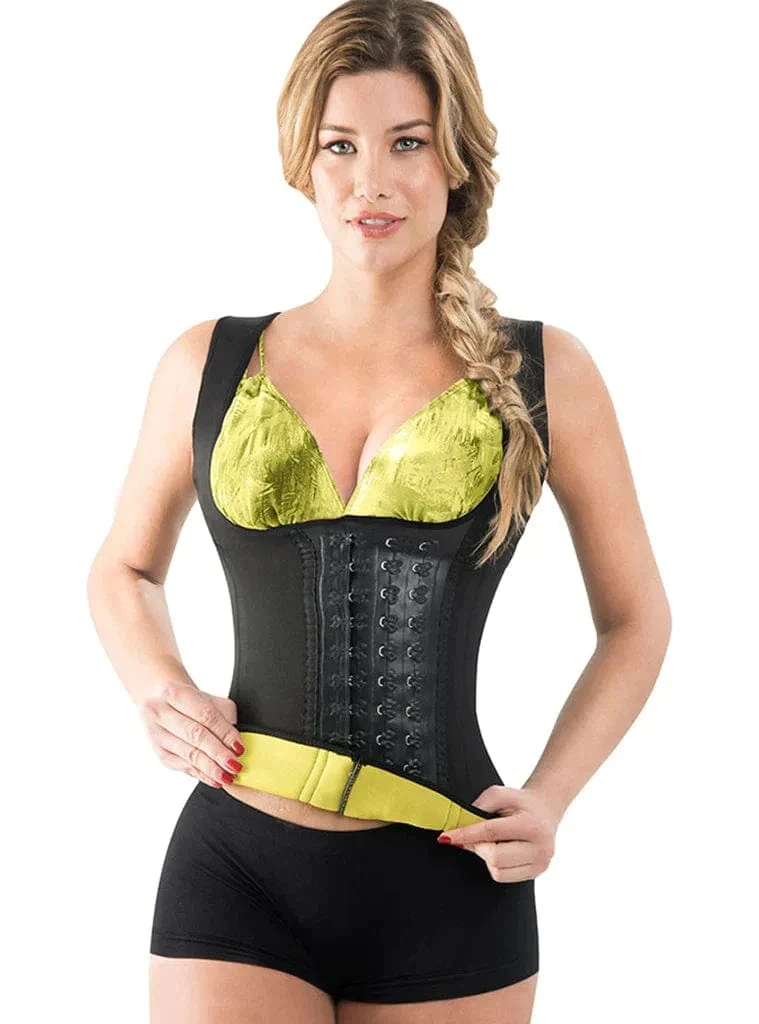 Final Sale Clearance Fiorella Neo Latex Waist Cincher Trainer Black Faja 3 Final Sale Clearance Fiorella Neo Latex Waist Cincher Trainer Black Faja