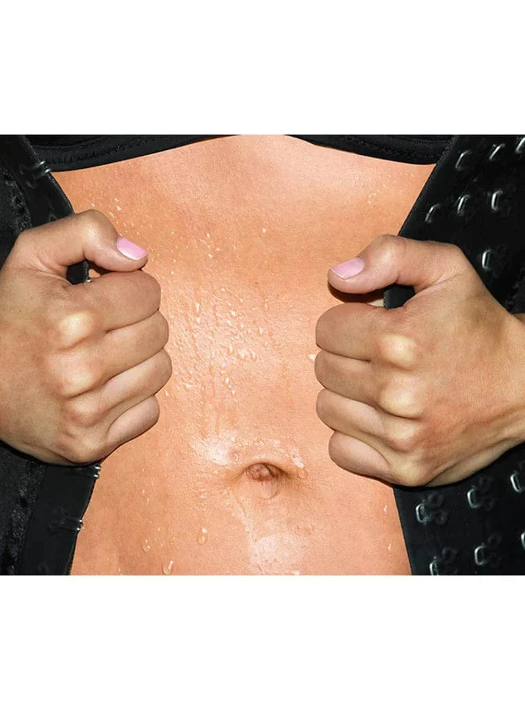 Final Sale Clearance Fiorella Neo Latex Waist Cincher Trainer Black Faja 6 Final Sale Clearance Fiorella Neo Latex Waist Cincher Trainer Black Faja - Image 4