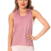 Flexmee Women's Pink Sleeveless Hooded Tank Top Light Microfiber -FarmaCell shop flexmee women s pink sleeveless hooded tank top light microfiber 23218159517886