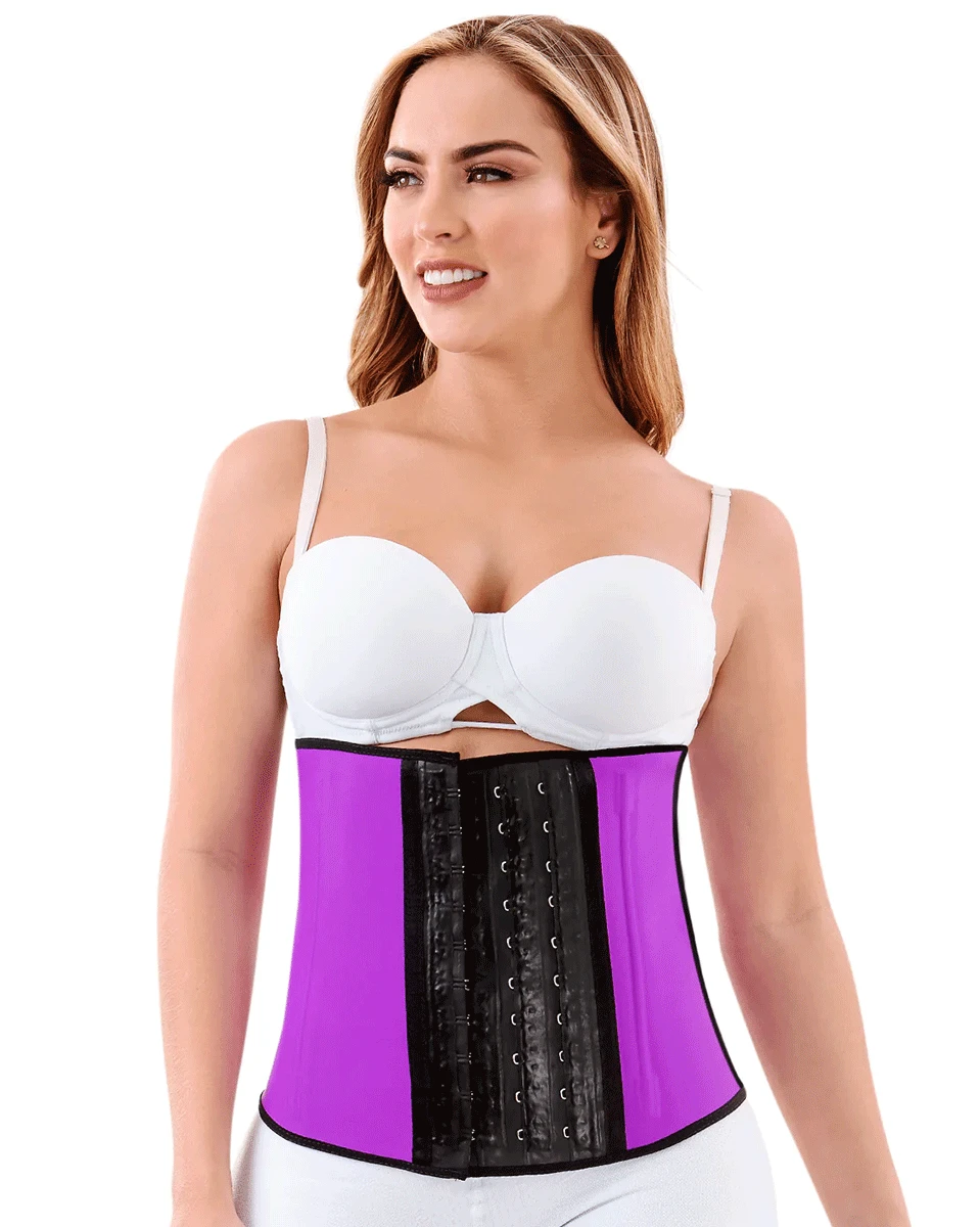 Laty Rose Latex Waist Trainer Cincher 3 Rows Of Hooks 5 Laty Rose Latex Waist Trainer Cincher 3 Rows Of Hooks - Image 3