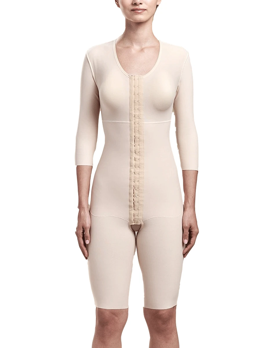 Marena Bodysuit 3/4 Length Sleeves - Short Length 3 Marena Bodysuit 3/4 Length Sleeves - Short Length