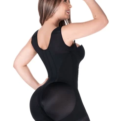 MariaE Fajas Bum Lift Tummy Control Mid Thigh Shapewear Bodysuit Open Bust With Front Hooks Powernet -FarmaCell shop mariae fajas bum lift tummy control mid thigh shapewear bodysuit open bust with front hooks powernet 32511520374974