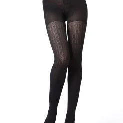 MeMoi Firmfit Diamonds Link Control Top Tights
