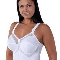 Rago Embroidered Soft Cup Long Line Bra