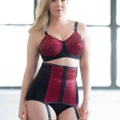 Rago Extra Firm Waist Cincher W/Garters -FarmaCell shop rago extra firm waist cincher w garters 33398882336958