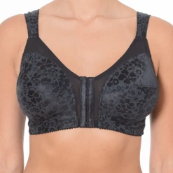 Rago Front Closure Printed Soft Cup Bra