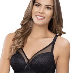 Siluet Wireless Comfy Control Bra In Lace